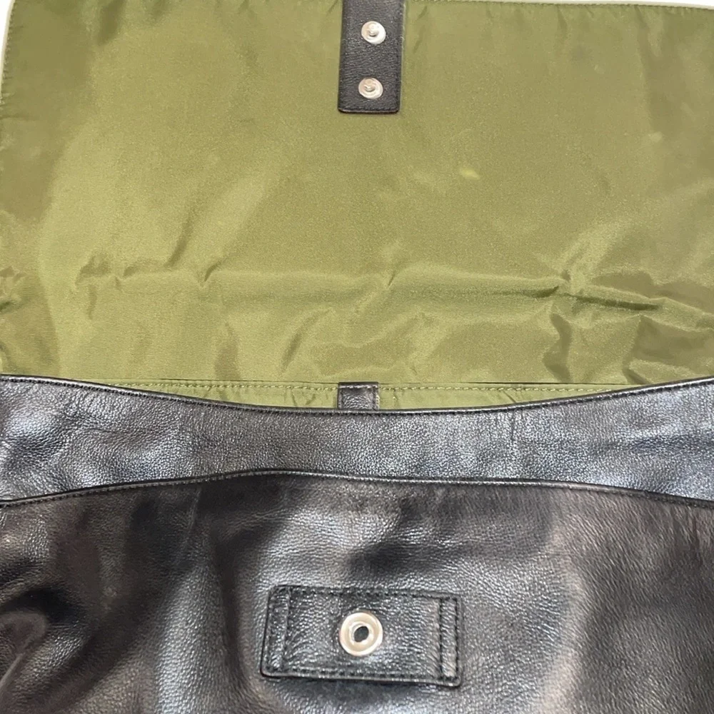 Jack Spade - Men's Pebble Leather Messenger Bag adjustable strap UB 2